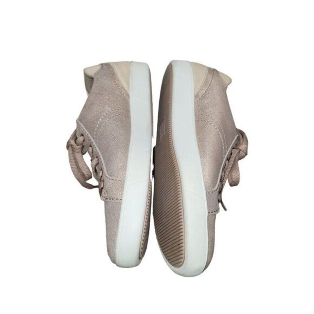 Naturalizer Women's Morrison Gold Lace up Sneakers Comfort Sz 10 W Metallic Glit - Picture 6 of 9